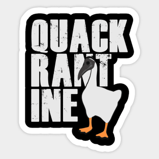 Quackrantine - Plague Doctor Mask Sticker